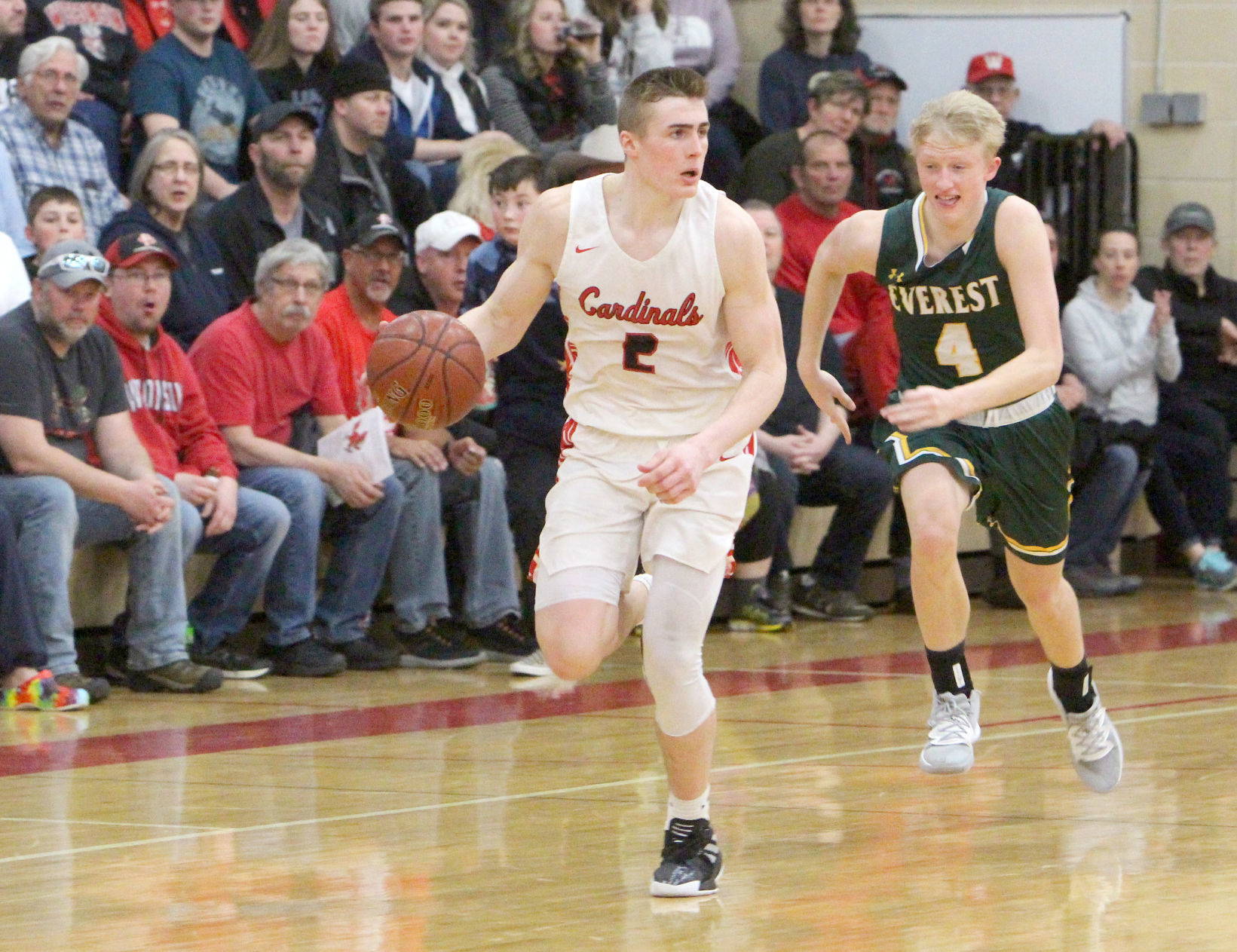 D.C. Everest at Chi-Hi boys basketball 3-7-20